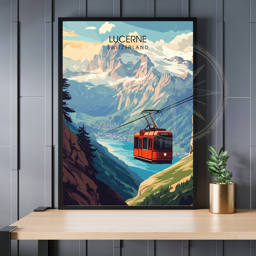 Affiche Lucerne | Impression Suisse | Affiche Suisse-0
