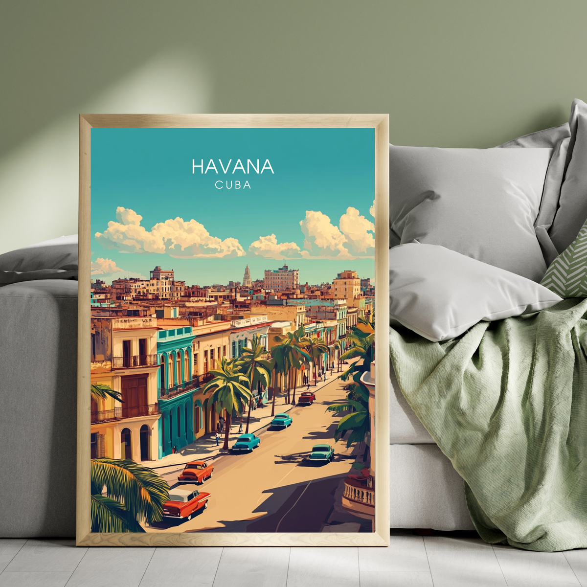 Affiche Havana | Impression déco Cuba | Affiche Cuba-4