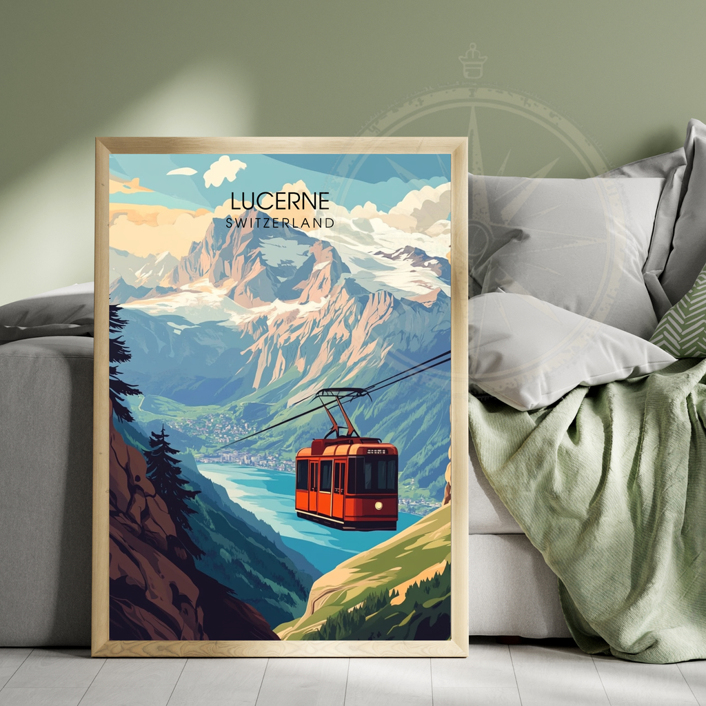 Affiche Lucerne | Impression Suisse | Affiche Suisse-3