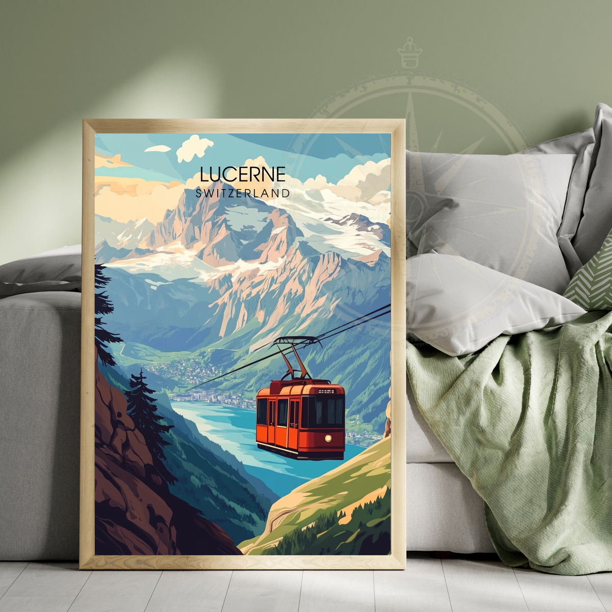 Affiche Lucerne | Impression Suisse | Affiche Suisse-3