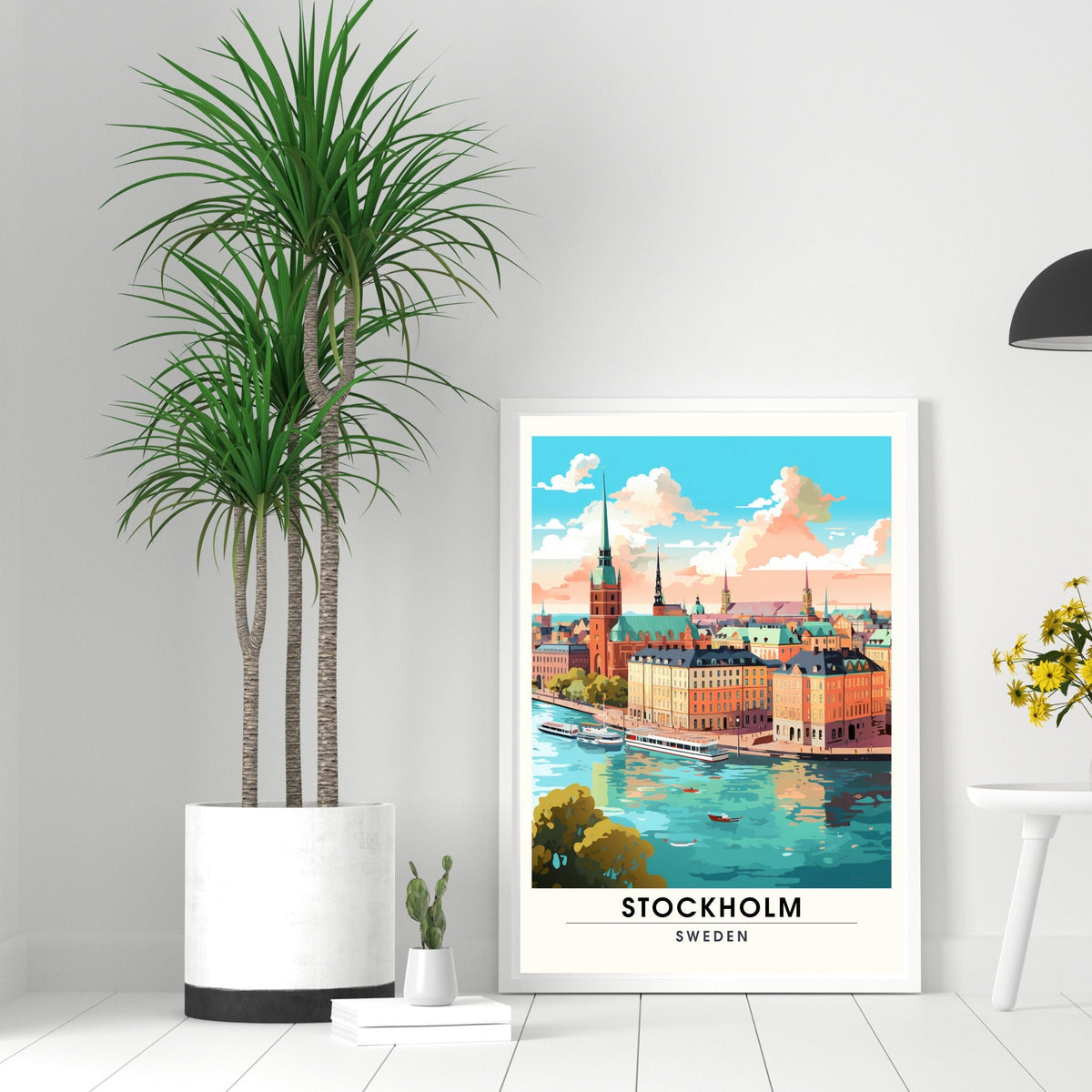 Impression Stockholm | impression de voyage Stockholm | Affiche de voyage Suède-1
