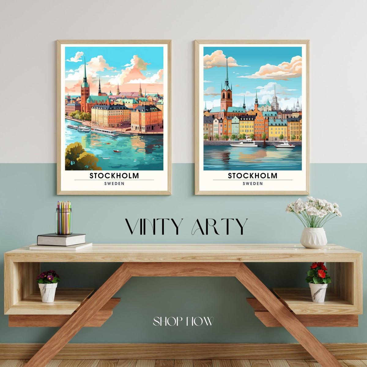 Impression Stockholm | impression de voyage Stockholm | Affiche de voyage Suède-2