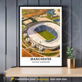 Affiche Manchester - Etihad Stadium | impression de voyage Manchester | affiche de voyage Manchester | Affiche Etihad Stadium-0