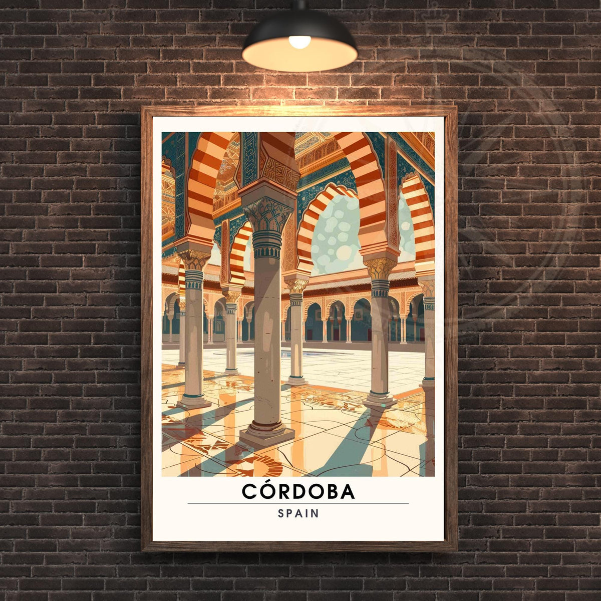 Affiche Cordoue | Impression Cordoue, Espagne | Impression de voyage Espagne - Mosquée cathédrale de Cordoue-2