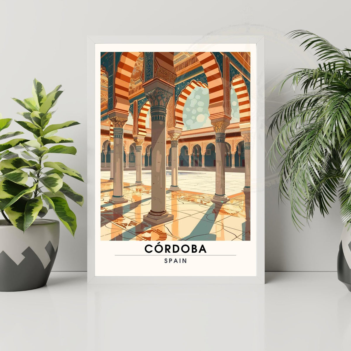 Affiche Cordoue | Impression Cordoue, Espagne | Impression de voyage Espagne - Mosquée cathédrale de Cordoue-3